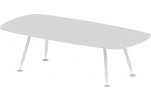 Стол переговорный, 240x120x70.5, серый шагрень 