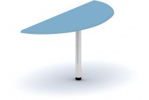 Приставка для двух столов, стоящих рядом, 60x160x75, голубой шагрень 
