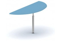 Приставка для двух столов, стоящих рядом, 60x163.4x75, голубой шагрень 
