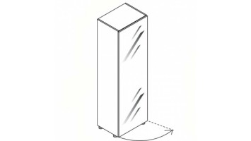 Шкаф высокий 162936. Кабинет руководителя Fill HG. 
