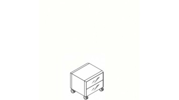  Тумба мобильная 162905. Кабинет руководителя Fill HG. 