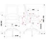 Кресло руководителя Бюрократ T-898-28 черный 26-28
