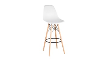 Стул EAMES барный белый