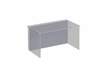  Защитная панель к столу письменному Дин-Р 113x72x1.8 (ШхГхВ) серый перламутр