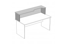  Надстройка к столу с вырезом правая Дин-Р 140x38x37 (ШхГхВ)