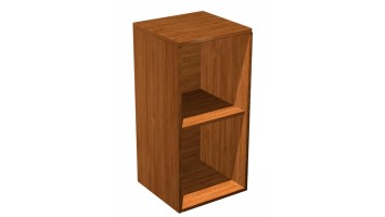 Стеллаж низкий узкий Комфорт французкий орех