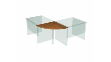 Угловой сегмент Комфорт 75x75x2.5 (ШхГхВ)