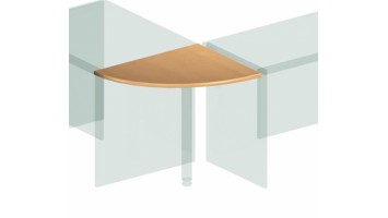 Угловой сегмент Комфорт 60x75x2.5 (ШхГхВ) бук