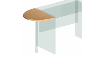 Приставка к столу  Комфорт 60x40x2.5 (ШхГхВ) венге серый