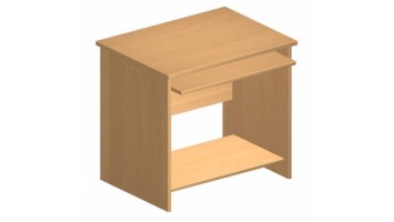 Компьютерный стол Комфорт 80x60x75 (ШхГхВ) венге-серый