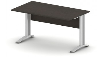 Стол, 140x80x75, дуб ферраре на Т-обр. опорах, с панелью из ДСП