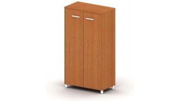 Шкаф широкий, 75.2x37.1x144.7, итальянский орех, средний, дверцы из ДСП; с фиксированным расположением полок 