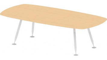 Стол переговорный, 240x120x70.5, бук натуральный шагрень 