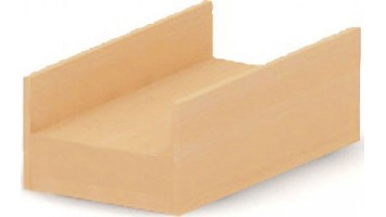 Платформа под системный блок, 29x54x20, бук натуральный шагрень 