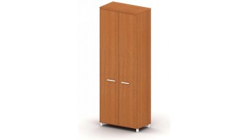 Гардероб, 75.2x37.1x212, итальянский орех, с замком; с фиксированным расположением полок 