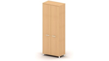 Гардероб, 75.2x37.1x212, бук натуральный шагрень, дверцы из ДСП, с замком