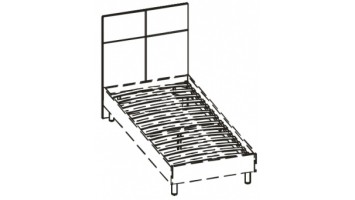  Изголовье для односпальной кровати GaPH9010. Мебель для гостиниц Gambit. 