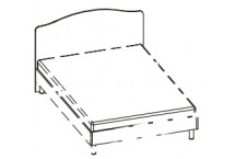  Изголовье для кровати на 184 см HPHC1840. Мебель для гостиниц Holiday. 