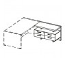 Тумба боковая PECRT1155D4