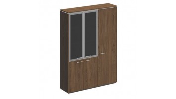 Шкаф комбинированный (со стеклом + для одежды узкий) Velar ВЛ 358 ДТ
