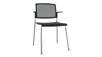 Конференц-кресло c подлокотниками MOVIE 5 VISI Пластик